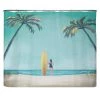 Arteneur Rideau de douche anti-moisi Californie - Polyester - Multicolore - 240 x 200 cm