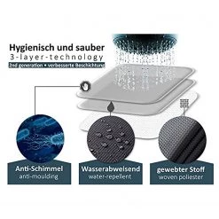 Arteneur Rideau de douche anti-moisi Newtown - Polyester - Anthracite - 180 x 200 cm -Accessoires de salle de bain Soldes 1000343457 220412 602 ICON DETAILS P000000001000343457 icon seal