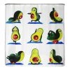Arteneur Rideau de douche anti-moisi Avocado - Polyester - Multicolore