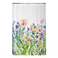 Arteneur Rideau de douche PS recyclé Pissenlit - Polyester - Multicolore - 120 x 200 cm