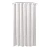 Arteneur Rideau de douche anti-moisi Ornament - Polyester - Blanc / Argenté - 120 x 180 cm