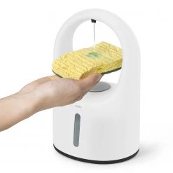 Umbra Distributeur de savon Rain - Matière plastique / Fer - Blanc -Accessoires de salle de bain Soldes 1000346983 220516 040 DETAILS P000000001000346983