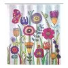 WENKO Rideau de douche Full Bloom - Polyester - Multicolore