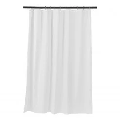 Butlers Rideau de douche WET WET WET I - Polyester PVC - Blanc