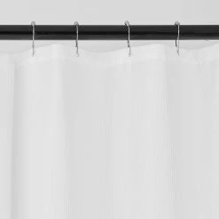 Butlers Rideau de douche WET WET WET I - Polyester PVC - Blanc -Accessoires de salle de bain Soldes 1000364932 220802 030 DETAILS P000000001000364932