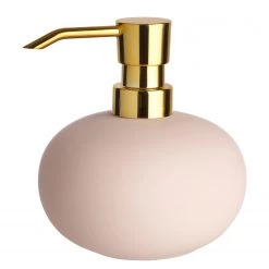 Butlers Distributeur de savon GLORIA - Faïence - Rose -Accessoires de salle de bain Soldes 1000364945 220802 030 DETAILS P000000001000364945