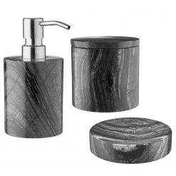 Butlers Porte-savon MARMOR - Marbre - Noir -Accessoires de salle de bain Soldes 1000364955 220802 040 DETAILS P000000001000364955