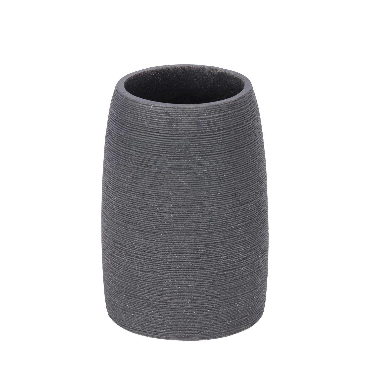 WENKO Accessoires de salle de bain Goa - 2 éléments - Pierre artificielle - Gris 2 WENKO Accessoires de salle de bain Goa - 2 éléments - Pierre artificielle - Gris – Image 2