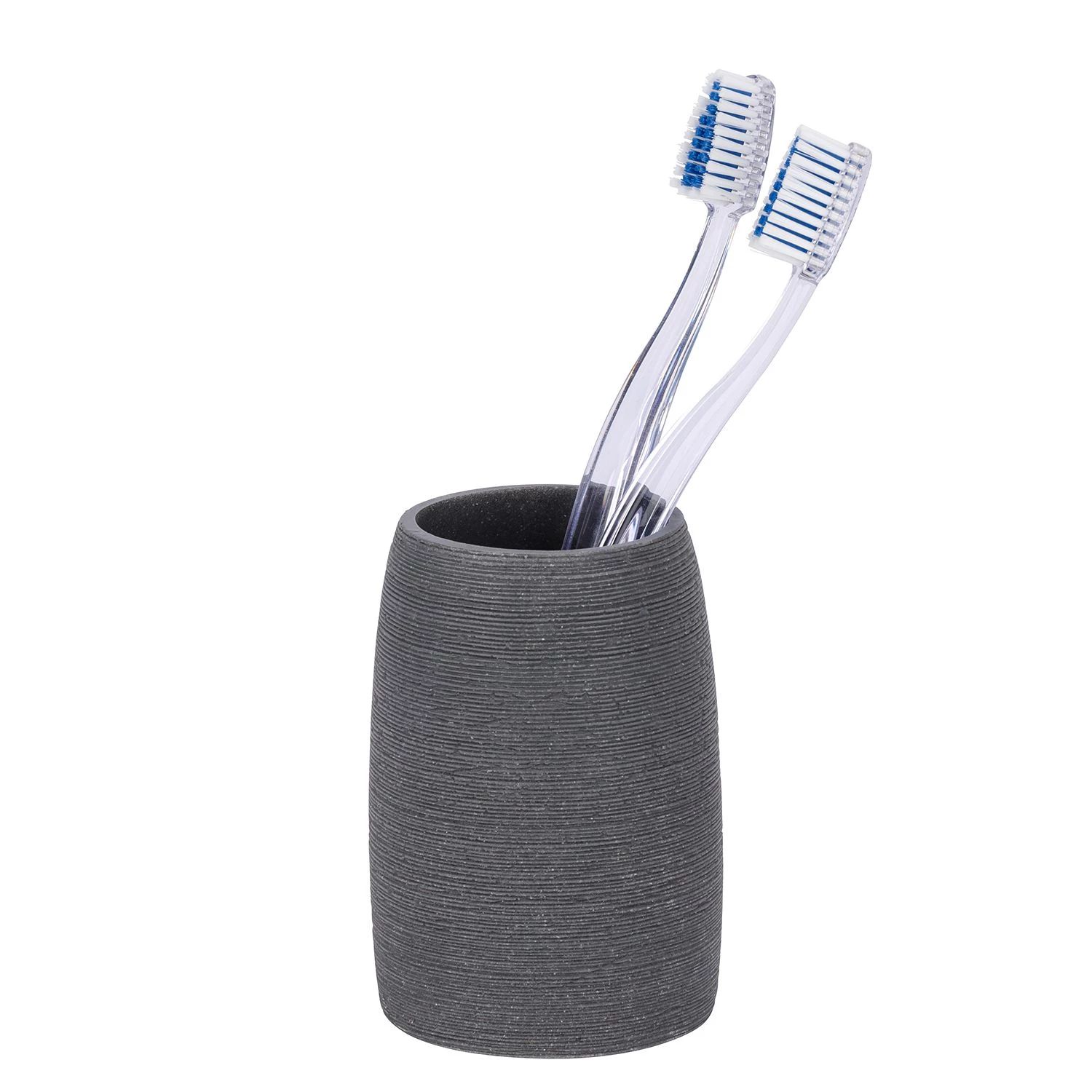 WENKO Accessoires de salle de bain Goa - 2 éléments - Pierre artificielle - Gris 3 WENKO Accessoires de salle de bain Goa - 2 éléments - Pierre artificielle - Gris – Image 3