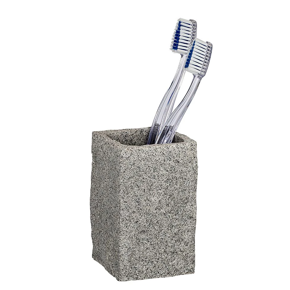 WENKO Accessoires de salle bain Granit - 2 éléments 3 WENKO Accessoires de salle bain Granit - 2 éléments – Image 3