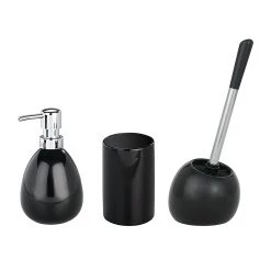 Ensemble d'accessoires de bain Polaris - Noir