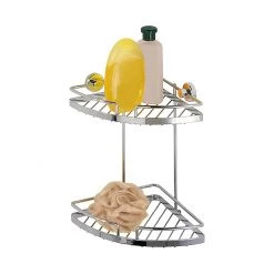 WENKO Tablette d'angle Sion - Power-Loc - Petit modèle