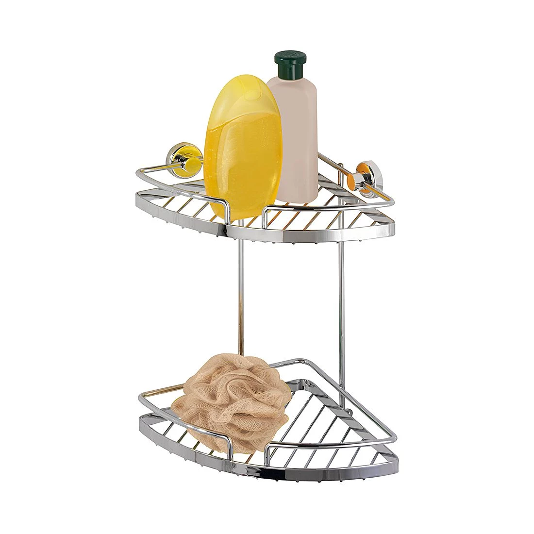 WENKO Tablette d'angle Sion - Power-Loc - Petit modèle 1 WENKO Tablette d'angle Sion - Power-Loc - Petit modèle