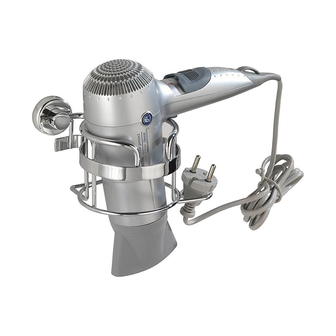 WENKO Porte sèche-cheveux Sion - Power-Loc 1 WENKO Porte sèche-cheveux Sion - Power-Loc