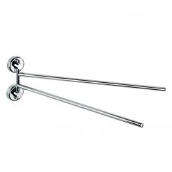 WENKO Porte-serviettes Duo Power-Loc - Acier - Chrome