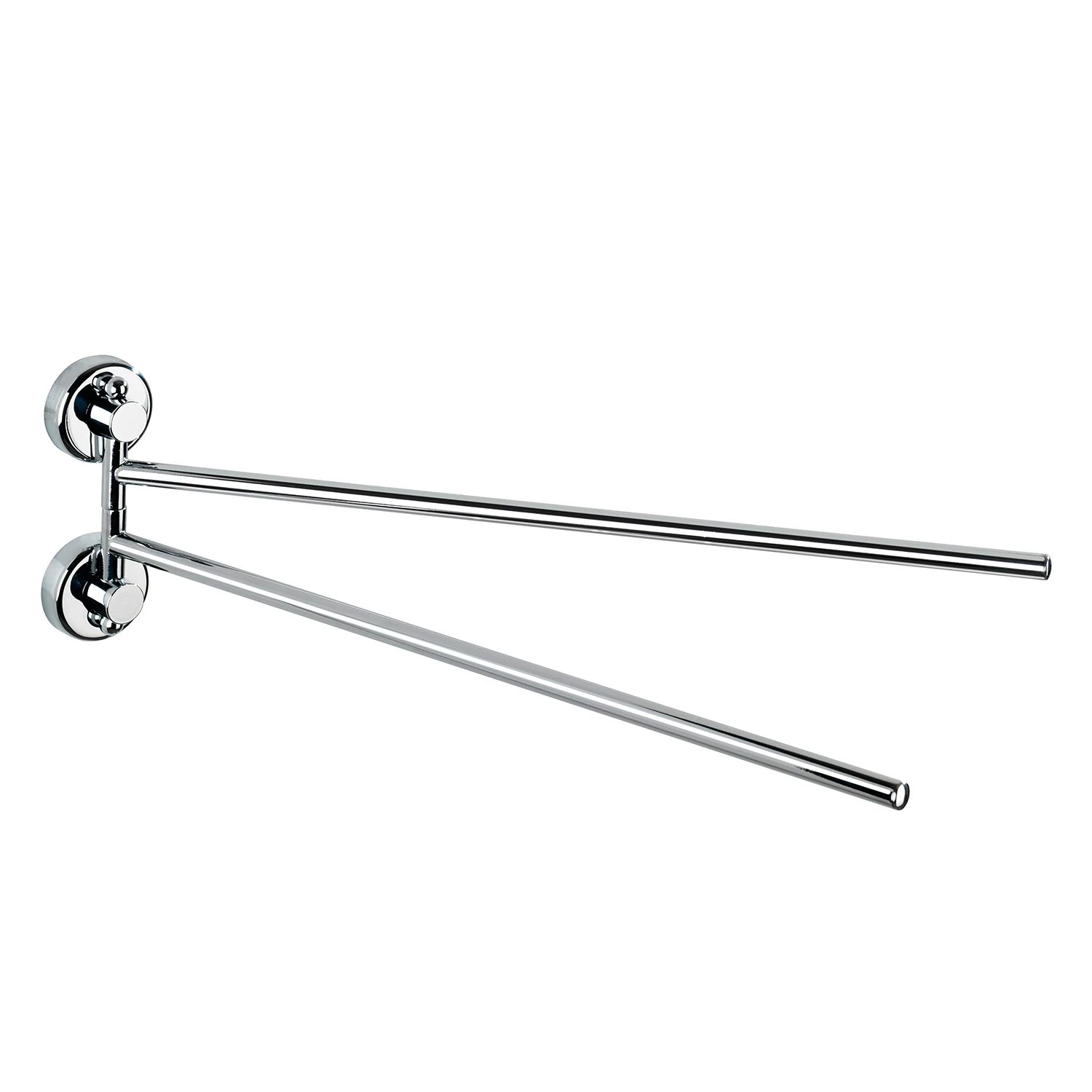 WENKO Porte-serviettes Duo Power-Loc - Acier - Chrome 1 WENKO Porte-serviettes Duo Power-Loc - Acier - Chrome