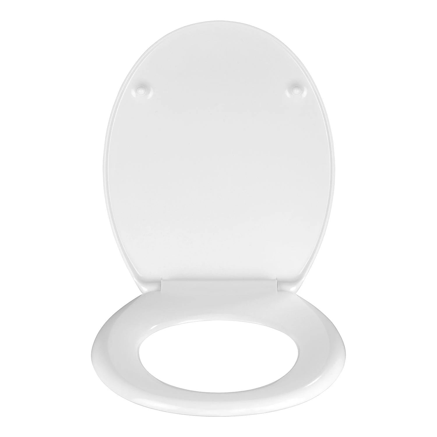 WENKO Abattant WC Soda - Résine thermodurcissable Duroplast - Blanc / Bleu 2 WENKO Abattant WC Soda - Résine thermodurcissable Duroplast - Blanc / Bleu – Image 2