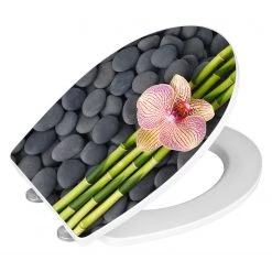 WENKO Siège WC Spa - Multicolore 7 WENKO Siège WC Spa - Multicolore -Accessoires de salle de bain Soldes wc sitz spa mehrfarbig 2955053