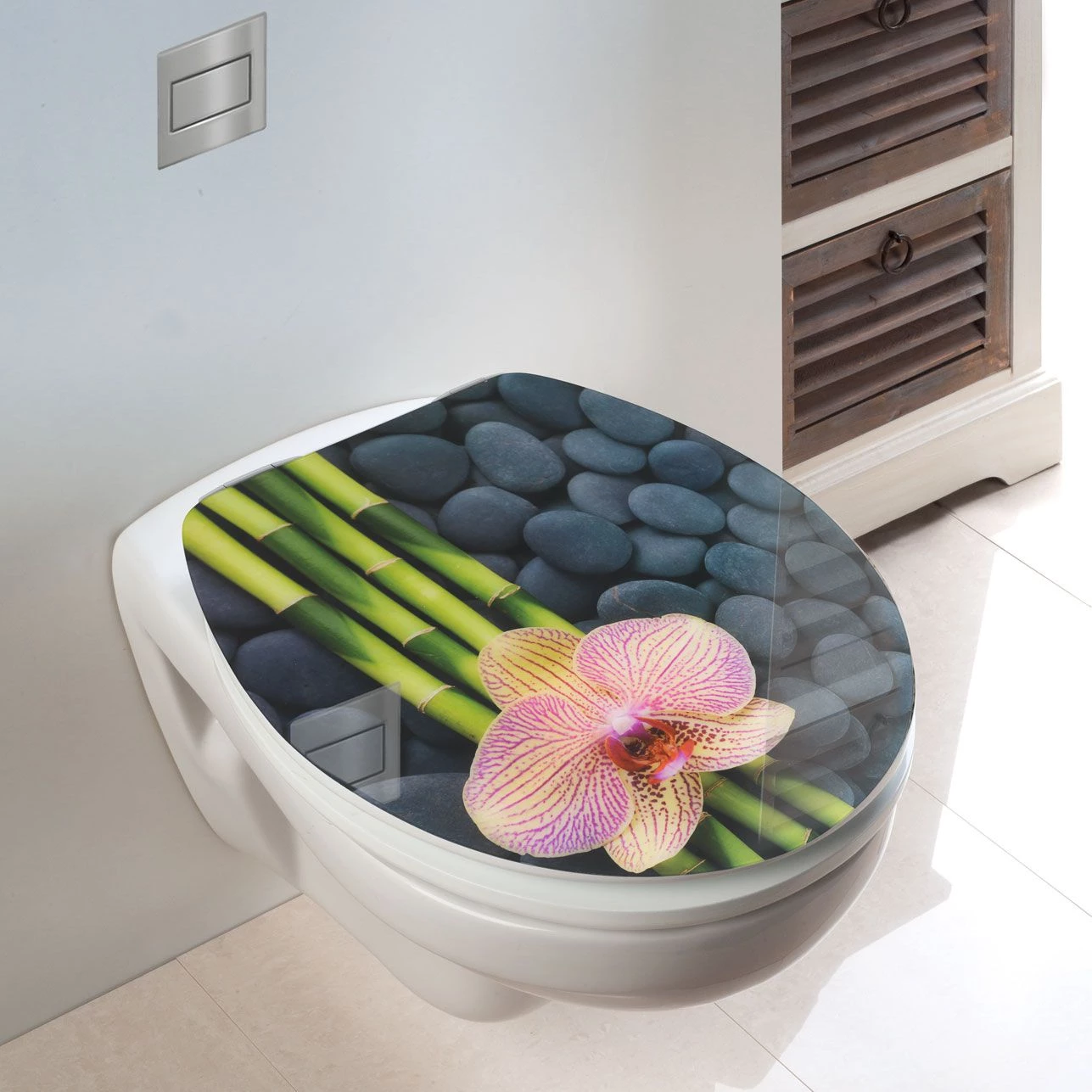 WENKO Siège WC Spa - Multicolore 4 WENKO Siège WC Spa - Multicolore – Image 4