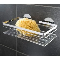 WENKO Tablette murale TurboFIX - Acier inoxydable