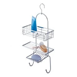 WENKO Porte savon pour douche Ragusa - Acier inoxydable