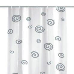 WENKO Rideau de douche - Motif escargots