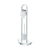 WENKO Ensemble pour WC - Peu encombrant - Chrome